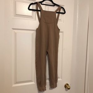 Colored Organics ribbed overalls- 6/S
